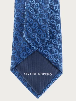 Corbatas|Corbatas-Alvaro Moreno CORBATA JACQUARD MF Azul Marino
