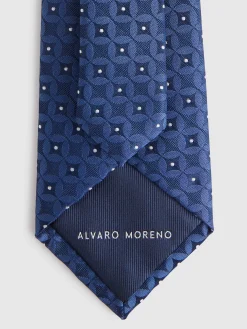 Corbatas|Corbatas-Alvaro Moreno CORBATA JACQUARD MF Azul Marino