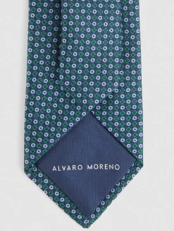 Corbatas|Corbatas-Alvaro Moreno CORBATA JACQUARD MF Azul Marino