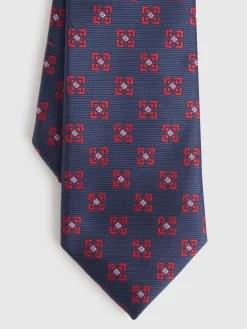 Corbatas|Corbatas-Alvaro Moreno CORBATA JACQUARD MF Azul Marino