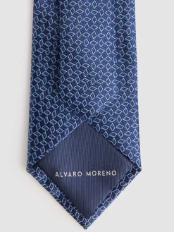 Corbatas|Corbatas-Alvaro Moreno CORBATA JACQUARD MF Azul Marino
