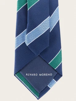 Corbatas|Corbatas-Alvaro Moreno CORBATA JACQUARD MF Azul Marino