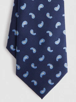 Corbatas|Corbatas-Alvaro Moreno CORBATA JACQUARD MF Azul Marino