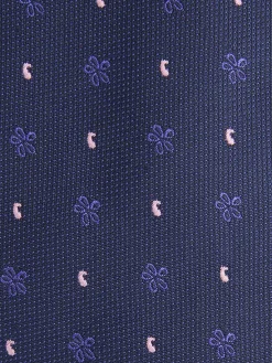 Corbatas|Corbatas-Alvaro Moreno CORBATA JACQUARD MF Azul Marino