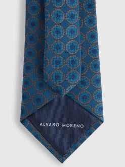 Corbatas|Corbatas-Alvaro Moreno CORBATA JACQUARD MF Azul Marino