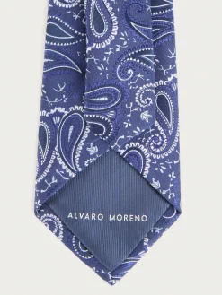 Corbatas|Corbatas-Alvaro Moreno CORBATA JACQUARD MF Azul Marino