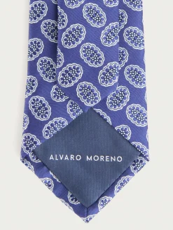 Corbatas|Corbatas-Alvaro Moreno CORBATA JACQUARD MF Azul Marino