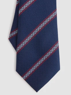 Corbatas|Corbatas-Alvaro Moreno CORBATA JACQUARD MF Azul Marino