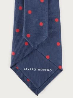 Corbatas|Corbatas-Alvaro Moreno CORBATA JACQUARD MF Azul Marino