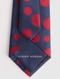 Corbatas|Corbatas-Alvaro Moreno CORBATA JACQUARD MF Azul Marino