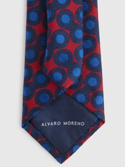 Corbatas|Corbatas-Alvaro Moreno CORBATA JACQUARD MF Azul Marino