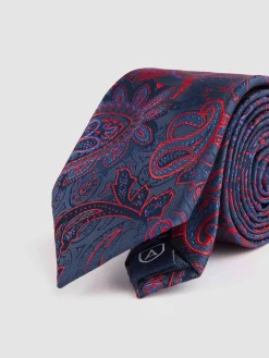 Corbatas|Corbatas-Alvaro Moreno CORBATA JACQUARD MF Azul Marino