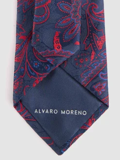 Corbatas|Corbatas-Alvaro Moreno CORBATA JACQUARD MF Azul Marino