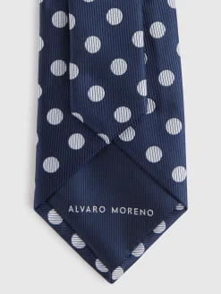 Corbatas|Corbatas-Alvaro Moreno CORBATA JACQUARD MF Azul Marino