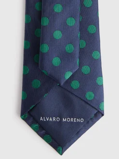 Corbatas|Corbatas-Alvaro Moreno CORBATA JACQUARD MF Azul Marino