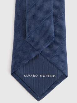 Corbatas|Corbatas-Alvaro Moreno CORBATA JACQUARD MF Azul Marino