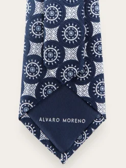 Corbatas|Corbatas-Alvaro Moreno CORBATA JACQUARD MF Azul Marino
