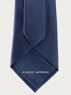 Corbatas|Corbatas-Alvaro Moreno CORBATA JACQUARD MF Azul Marino