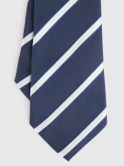 Corbatas|Corbatas-Alvaro Moreno CORBATA JACQUARD MF Azul Marino