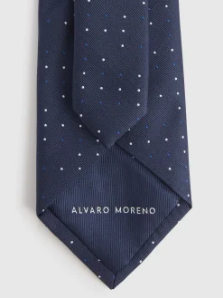 Corbatas|Corbatas-Alvaro Moreno CORBATA JACQUARD MF Azul Marino