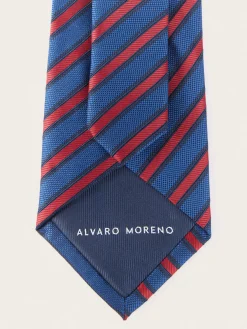 Corbatas|Corbatas-Alvaro Moreno CORBATA JACQUARD MF Azul Marino