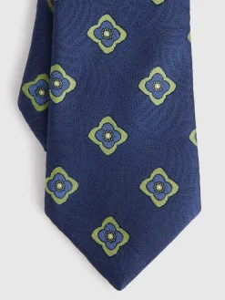 Corbatas|Corbatas-Alvaro Moreno CORBATA JACQUARD MF Azul Marino