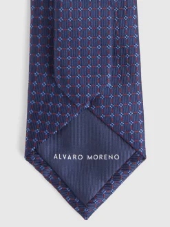 Corbatas|Corbatas-Alvaro Moreno CORBATA JACQUARD MF Azul Marino