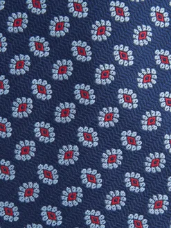 Corbatas|Corbatas-Alvaro Moreno CORBATA JACQUARD MF Azul Marino