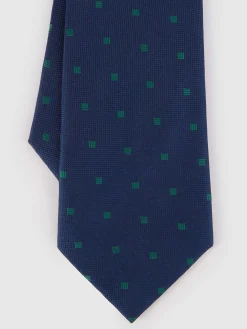 Corbatas|Corbatas-Alvaro Moreno CORBATA JACQUARD MF Azul Marino