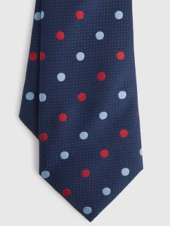 Corbatas|Corbatas-Alvaro Moreno CORBATA JACQUARD MF Azul Marino