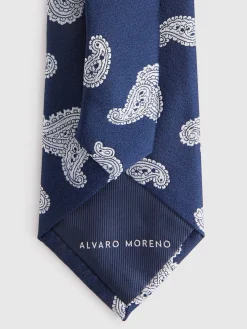 Corbatas|Corbatas-Alvaro Moreno CORBATA JACQUARD MF Azul Marino