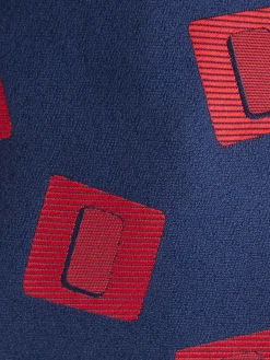 Corbatas|Corbatas-Alvaro Moreno CORBATA JACQUARD MF Azul Marino