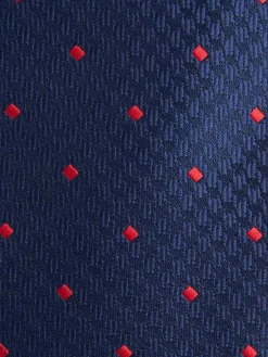 Corbatas|Corbatas-Alvaro Moreno CORBATA JACQUARD MF Azul Marino