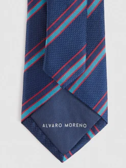 Corbatas|Corbatas-Alvaro Moreno CORBATA JACQUARD MF Azul Marino