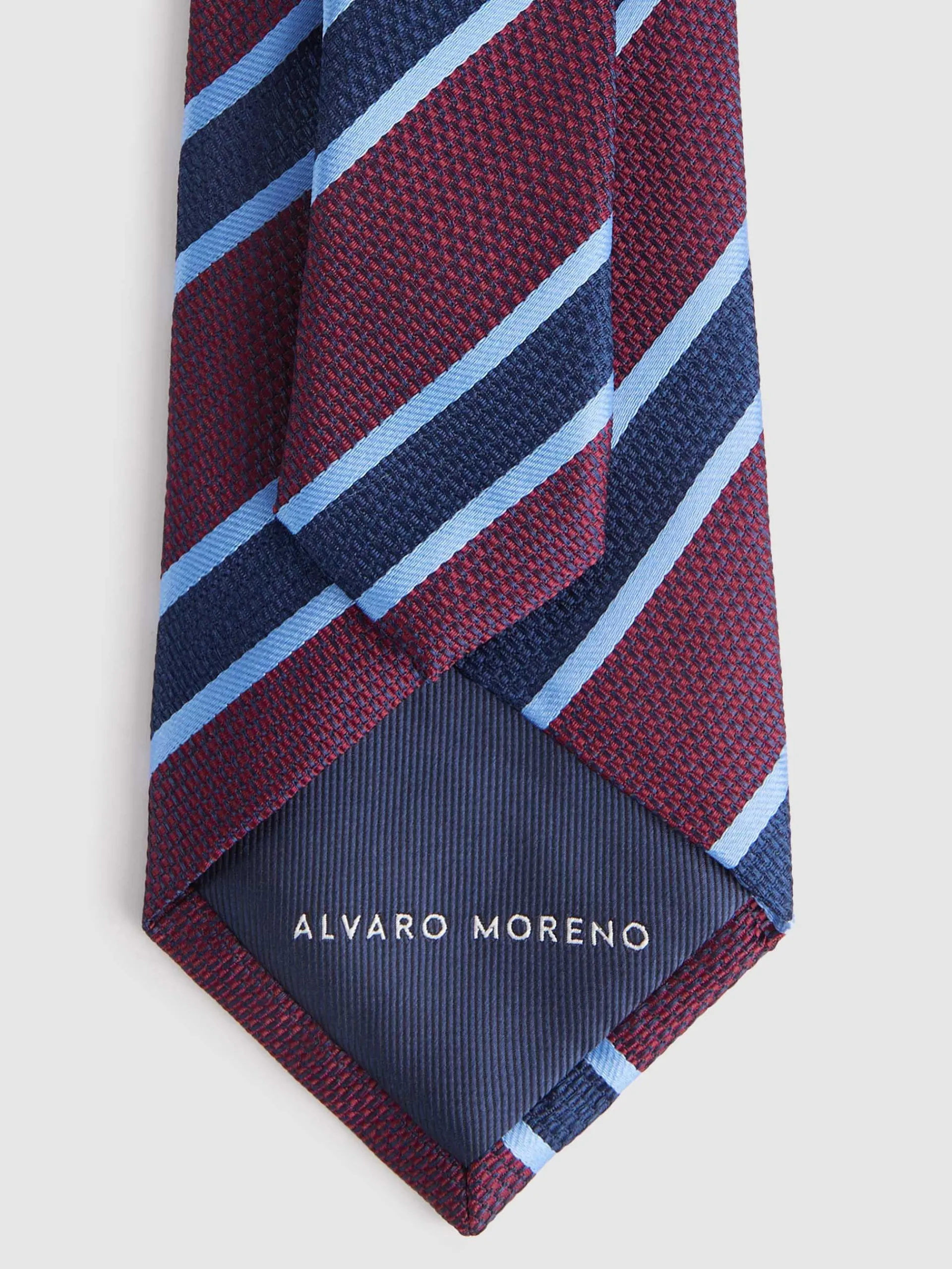 Corbatas|Corbatas-Alvaro Moreno CORBATA JACQUARD MF Azul Marino