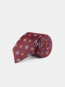 Corbatas|Corbatas-Alvaro Moreno CORBATA JACQUARD MF Burdeos