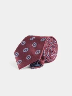 Corbatas|Corbatas-Alvaro Moreno CORBATA JACQUARD MF Burdeos