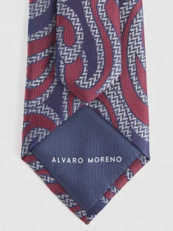 Corbatas|Corbatas-Alvaro Moreno CORBATA JACQUARD MF Burdeos