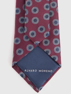 Corbatas|Corbatas-Alvaro Moreno CORBATA JACQUARD MF Burdeos