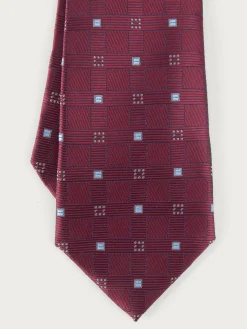 Corbatas|Corbatas-Alvaro Moreno CORBATA JACQUARD MF Burdeos
