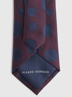 Corbatas|Corbatas-Alvaro Moreno CORBATA JACQUARD MF Burdeos