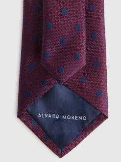 Corbatas|Corbatas-Alvaro Moreno CORBATA JACQUARD MF Burdeos