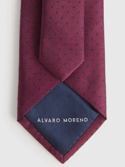 Corbatas|Corbatas-Alvaro Moreno CORBATA JACQUARD MF Burdeos