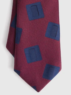 Corbatas|Corbatas-Alvaro Moreno CORBATA JACQUARD MF Burdeos