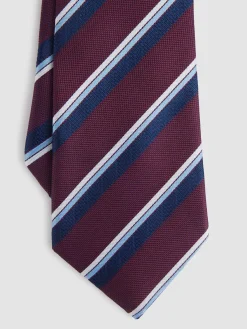 Corbatas|Corbatas-Alvaro Moreno CORBATA JACQUARD MF Burdeos