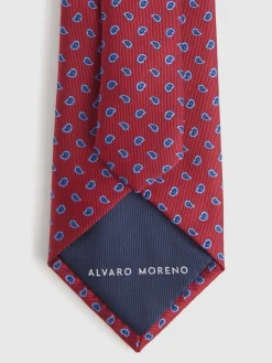 Corbatas|Corbatas-Alvaro Moreno CORBATA JACQUARD MF Rojo