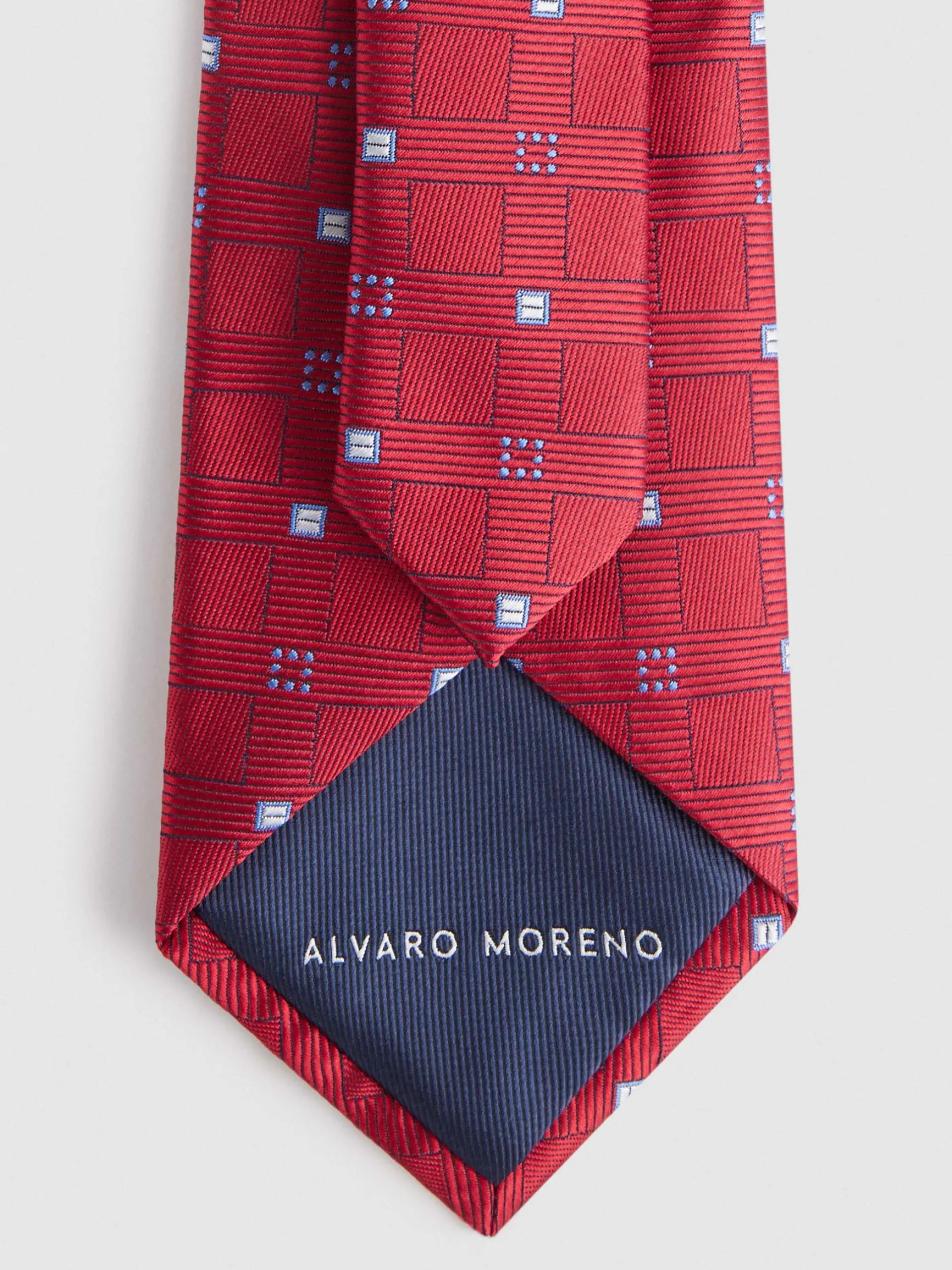 Corbatas|Corbatas-Alvaro Moreno CORBATA JACQUARD MF Rojo