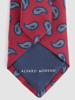 Corbatas|Corbatas-Alvaro Moreno CORBATA JACQUARD MF Rojo