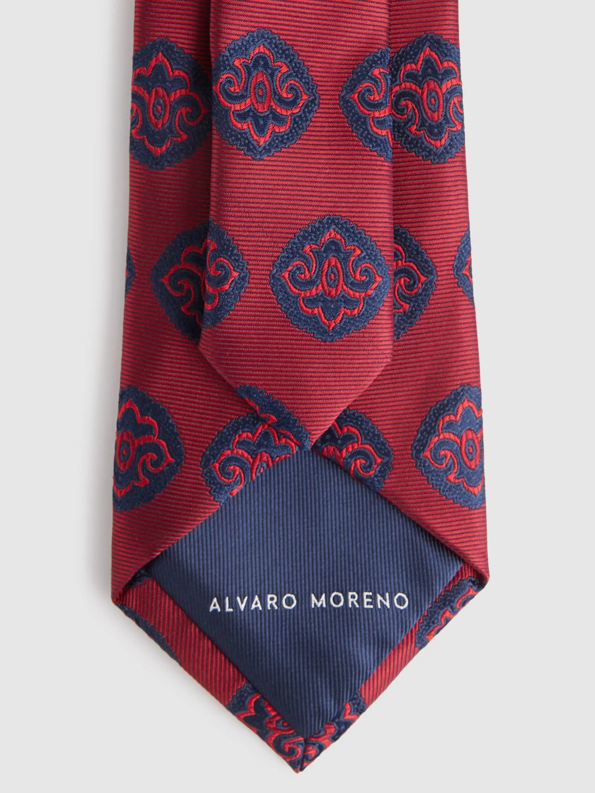 Corbatas|Corbatas-Alvaro Moreno CORBATA JACQUARD MF Rojo