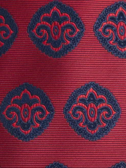 Corbatas|Corbatas-Alvaro Moreno CORBATA JACQUARD MF Rojo
